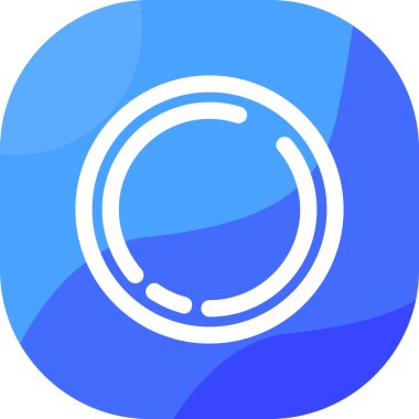 bir dairenin vektör simgesi