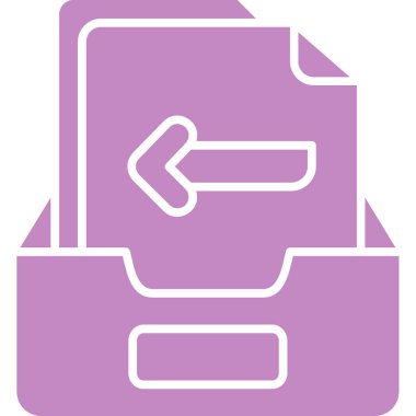 Dosya. Web simgesi basit illüstrasyon