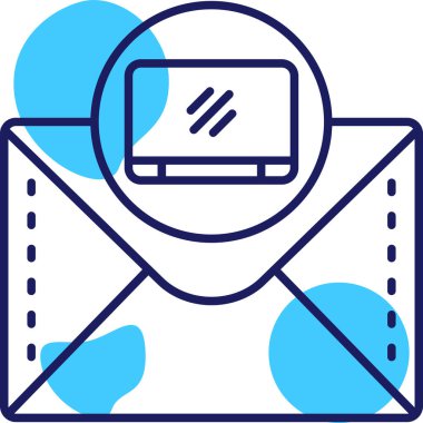 e-posta e- posta simgesi ana hat biçiminde