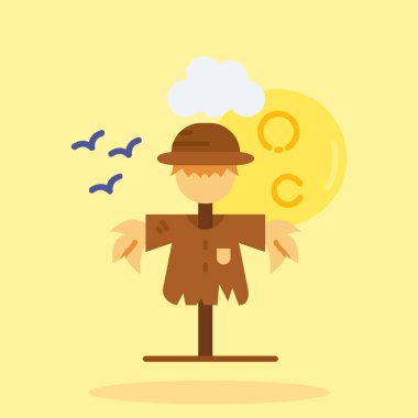 Hasır şapkalı mutlu adam..