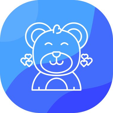 Bebeğim. Web simgesi basit illüstrasyon