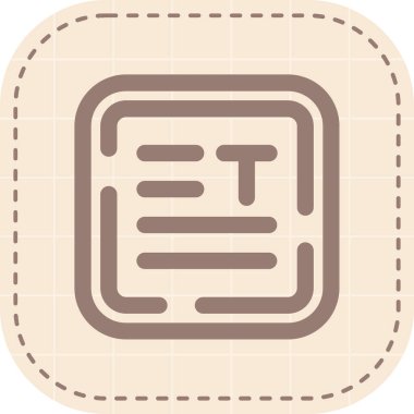 Bir kağıt simgesi ile izole edilmiş bir dosya simgesinin çizimi