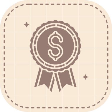 Dolar Simgesi Moda Biçiminde İzole Arkaplan