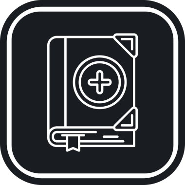 Bir dizin simgesinin vektör illüstrasyonu