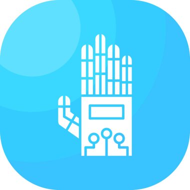 Bir bina simgesinin vektör illüstrasyonu