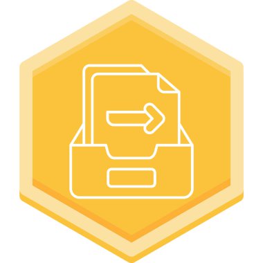 Belge. Web simgesi basit tasarım