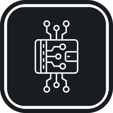 çip vektör simgesi