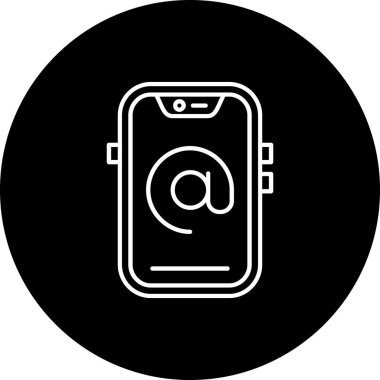 Vektör E- posta simgesi illüstrasyonu