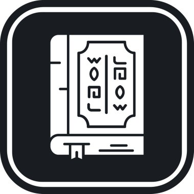 Pasaport simgesi, vektör resimleme