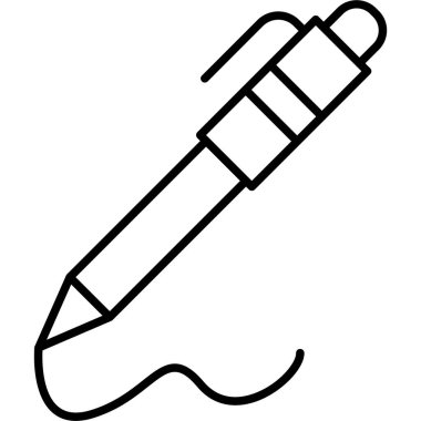 kalem ağ simgesi basit tasarım