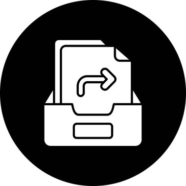 belge simgesi vektör illüstrasyonu