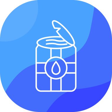 Petrol varili simgesinin vektör çizimi