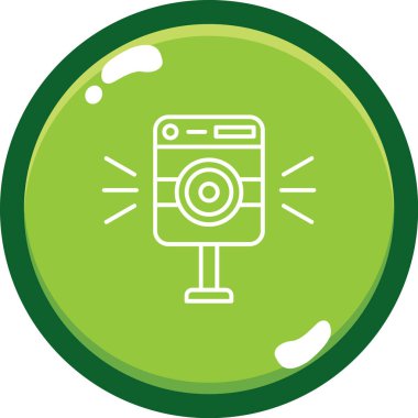 Fotoğraf makinesi simgesi, özet biçimi