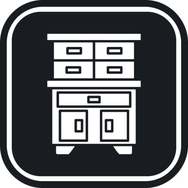 Kostüm Vektörü Kabartma Simgesi Tasarımı