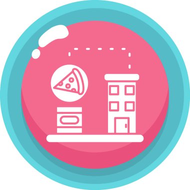 Gıda simgesinin vektör illüstrasyonu