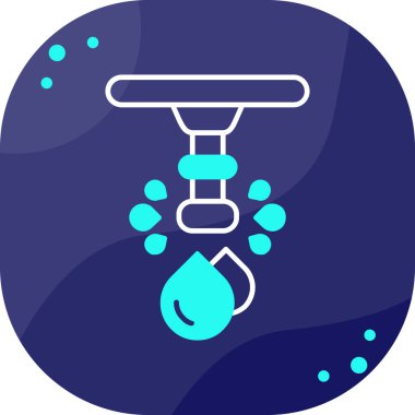 Su. Web simgesi basit tasarım