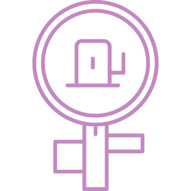 kadın güç kaynağı ikonu vektör çizimi tasarımı