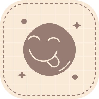 gülen yüz simgesi vektör illüstrasyonu