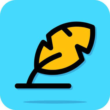 Basit bir yaprak çizimi