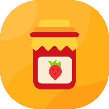 Düz vektör simge jam