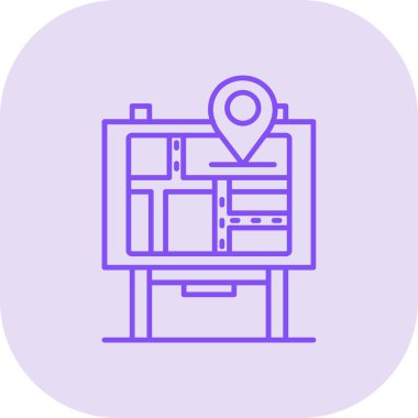 Harita gezinme konumu simgesi - taslak biçimi