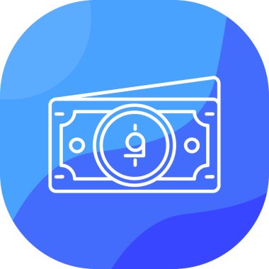 Para için. Web simgesi basit illüstrasyon