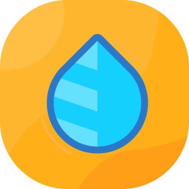 Su damlası. Basit tasarım