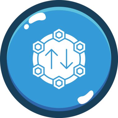 seo modern simgesinin vektör illüstrasyonu