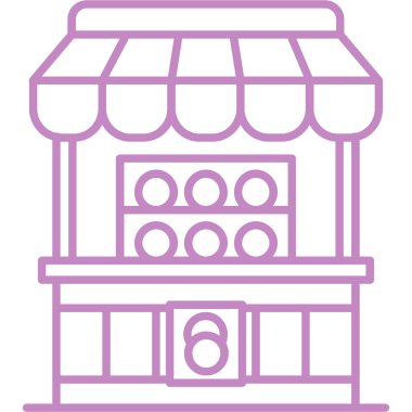 Bina simgesi. vektör illüstrasyonu