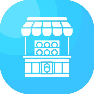 mağaza web simgesi basit illüstrasyon