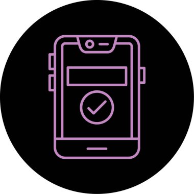 Vektör Mobil simge illüstrasyonu