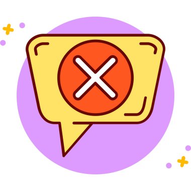 Hata simgesi vektörü. Taslak işareti. izole edilmiş sembol