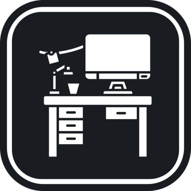 Merkez ofisin vektör simgesi