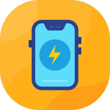 Pil. Web simgesi basit illüstrasyon