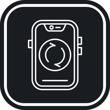 Vektör Mobil simge illüstrasyonu