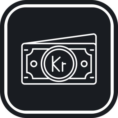 Para için. Web simgesi basit illüstrasyon