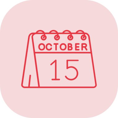 Ekim ayı tarihli takvim