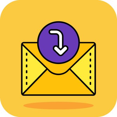 e- posta simgesi, vektör illüstrasyonu