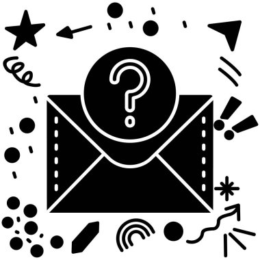 modada izole edilmiş arkaplan biçiminde ileti simgesi