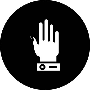 El simgesinin vektör illüstrasyonu