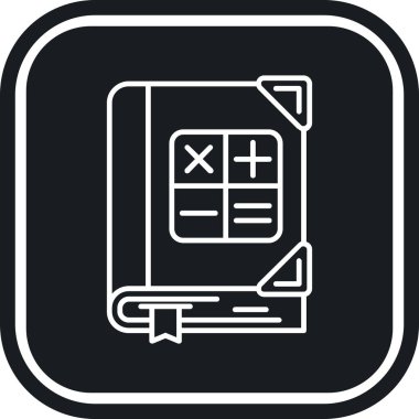 hesap makinesi simgesi, vektör illüstrasyonu