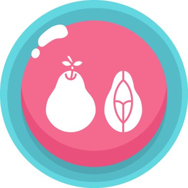 Gıda modern simgesinin vektör çizimi