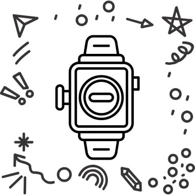 Seo simgesinin vektör illüstrasyonu