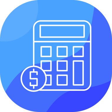 Dolar. Web simgesi basit illüstrasyon