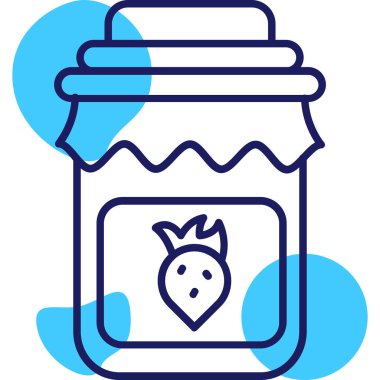 Gıda simgesinin vektör illüstrasyonu