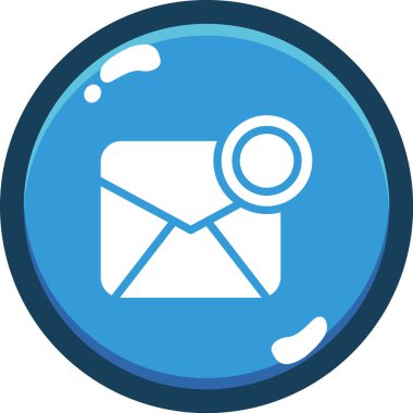 Mektup. Web simgesi basit illüstrasyon