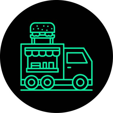 Gıda simgesinin vektör illüstrasyonu