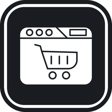 Sepet alışveriş arabası simgesi