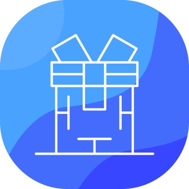 hediye simgesi vektör illüstrasyonu