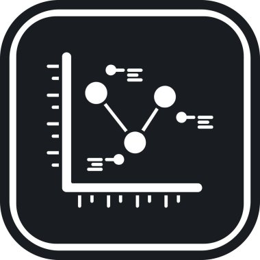 Somut biçimdeki analitik veri analiz simgesi